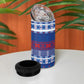 Pano De Terra Motifs Cabo Verde 4 in 1 Can Cooler Tumbler Flag Color