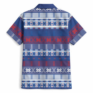 Pano De Terra Motifs Cabo Verde Hawaiian Shirt Flag Color