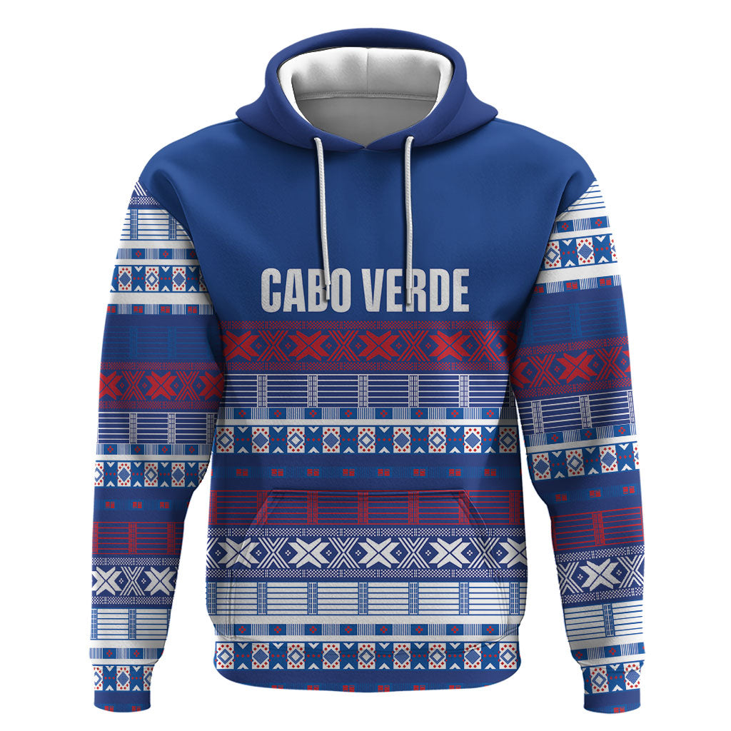 Pano De Terra Motifs Cabo Verde Hoodie Flag Color