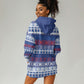 Pano De Terra Motifs Cabo Verde Hoodie Dress Flag Color
