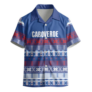 Pano De Terra Motifs Cabo Verde Kid Hawaiian Shirt Flag Color