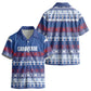 Pano De Terra Motifs Cabo Verde Kid Hawaiian Shirt Flag Color