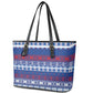 Pano De Terra Motifs Cabo Verde Leather Tote Bag Flag Color