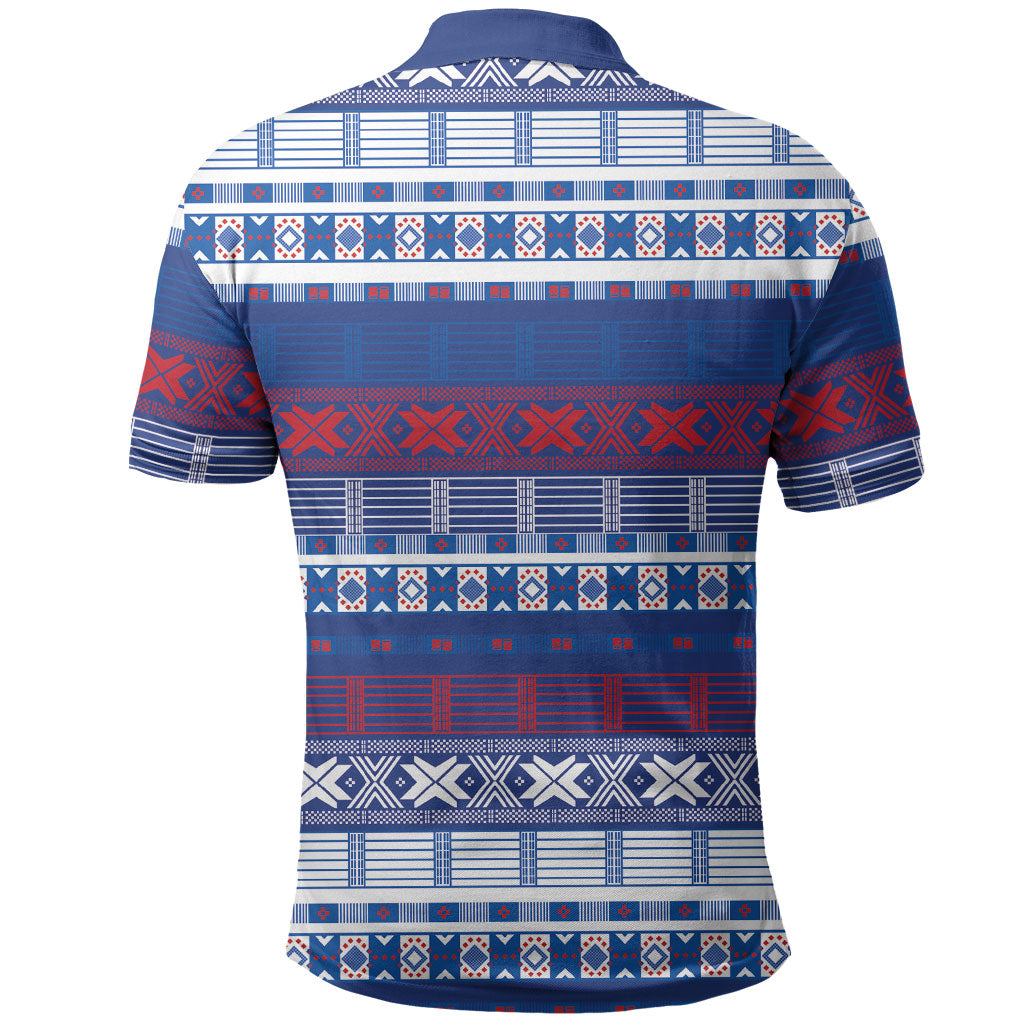 Pano De Terra Motifs Cabo Verde Polo Shirt Flag Color