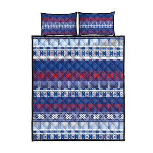 Pano De Terra Motifs Cabo Verde Quilt Bed Set Flag Color