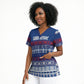 Pano De Terra Motifs Cabo Verde Scrub Top Flag Color