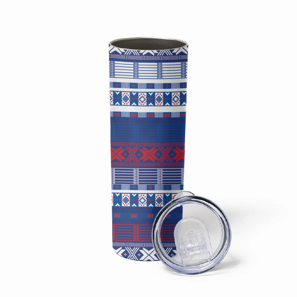 Pano De Terra Motifs Cabo Verde Skinny Tumbler Flag Color