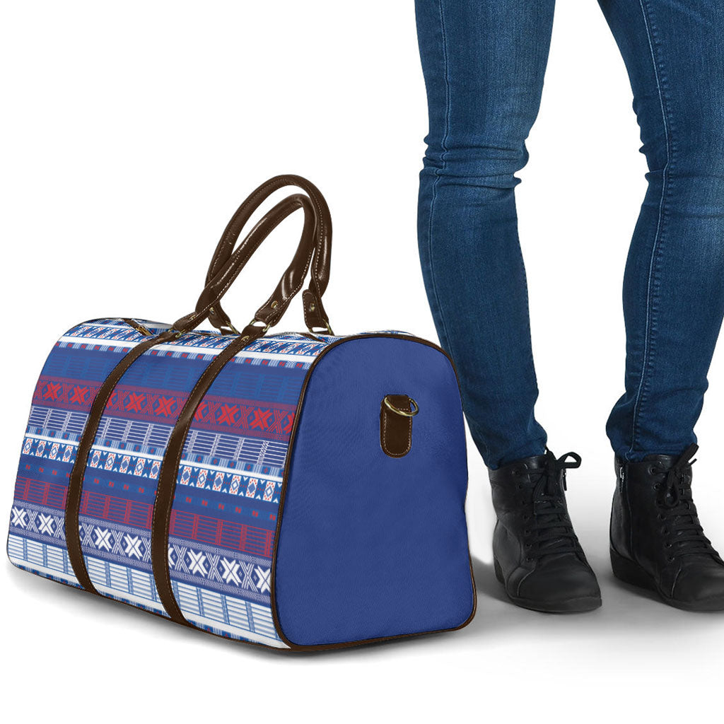 Pano De Terra Motifs Cabo Verde Travel Bag Flag Color