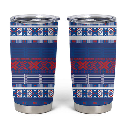 Pano De Terra Motifs Cabo Verde Tumbler Cup Flag Color