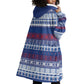 Pano De Terra Motifs Cabo Verde Wearable Blanket Hoodie Flag Color
