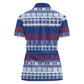 Pano De Terra Motifs Cabo Verde Women Polo Shirt Flag Color