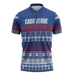 Pano De Terra Motifs Cabo Verde Zipper Polo Shirt Flag Color