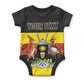 Personalized Uganda Independence Day Baby Onesie Ugandan Kitenge African Pattern