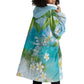 Afro Haiti Cotes des Arcadins Wearable Blanket Hoodie Ayiti Map With Royal Palm Plumeria - African Pride
