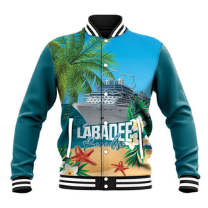 Afro Haiti Labadee Peninsula Baseball Jacket Caribbean Cruise Tropical Vibes - African Pride