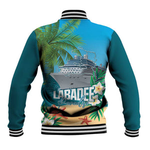Afro Haiti Labadee Peninsula Baseball Jacket Caribbean Cruise Tropical Vibes - African Pride