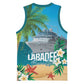 Afro Haiti Labadee Peninsula Basketball Jersey Caribbean Cruise Tropical Vibes - African Pride