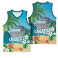 Afro Haiti Labadee Peninsula Basketball Jersey Caribbean Cruise Tropical Vibes - African Pride