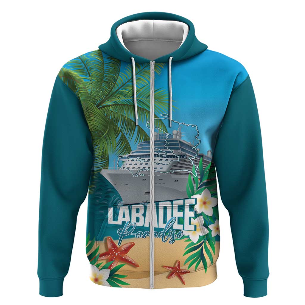 Afro Haiti Labadee Peninsula Hoodie Caribbean Cruise Tropical Vibes - African Pride