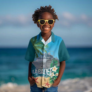 Afro Haiti Labadee Peninsula Kid Hawaiian Shirt Caribbean Cruise Tropical Vibes - African Pride