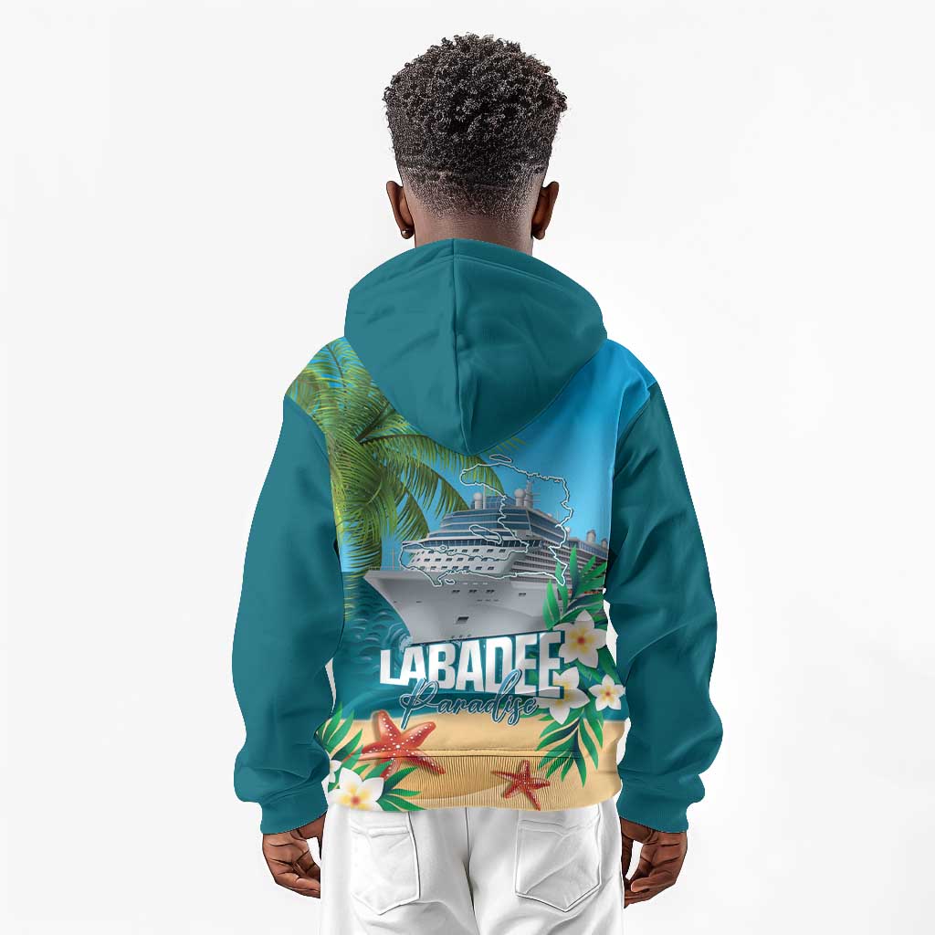 Afro Haiti Labadee Peninsula Kid Hoodie Caribbean Cruise Tropical Vibes - African Pride