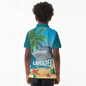 Afro Haiti Labadee Peninsula Kid Polo Shirt Caribbean Cruise Tropical Vibes - African Pride