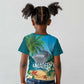 Afro Haiti Labadee Peninsula Kid T shirt Caribbean Cruise Tropical Vibes LT14