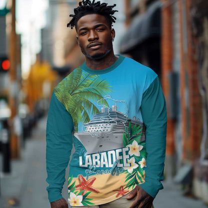 Afro Haiti Labadee Peninsula Long Sleeve Shirt Caribbean Cruise Tropical Vibes - African Pride