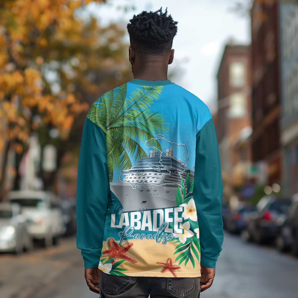 Afro Haiti Labadee Peninsula Long Sleeve Shirt Caribbean Cruise Tropical Vibes - African Pride