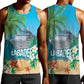 Afro Haiti Labadee Peninsula Men Tank Top Caribbean Cruise Tropical Vibes - African Pride