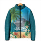 Afro Haiti Labadee Peninsula Padded Jacket Caribbean Cruise Tropical Vibes - African Pride