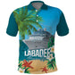 Afro Haiti Labadee Peninsula Polo Shirt Caribbean Cruise Tropical Vibes LT14