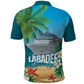 Afro Haiti Labadee Peninsula Polo Shirt Caribbean Cruise Tropical Vibes LT14