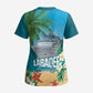 Afro Haiti Labadee Peninsula Scrub Top Caribbean Cruise Tropical Vibes - African Pride