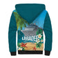 Afro Haiti Labadee Peninsula Sherpa Hoodie Caribbean Cruise Tropical Vibes - African Pride
