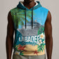 Afro Haiti Labadee Peninsula Sleeveless Hoodie Caribbean Cruise Tropical Vibes - African Pride