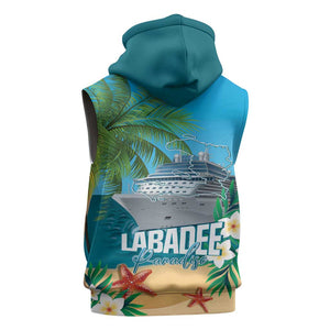 Afro Haiti Labadee Peninsula Sleeveless Zip Hoodie Caribbean Cruise Tropical Vibes - African Pride