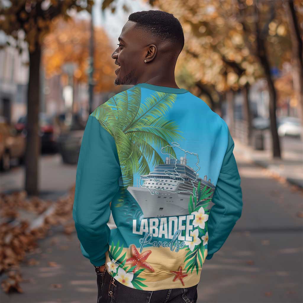 Afro Haiti Labadee Peninsula Sweatshirt Caribbean Cruise Tropical Vibes - African Pride