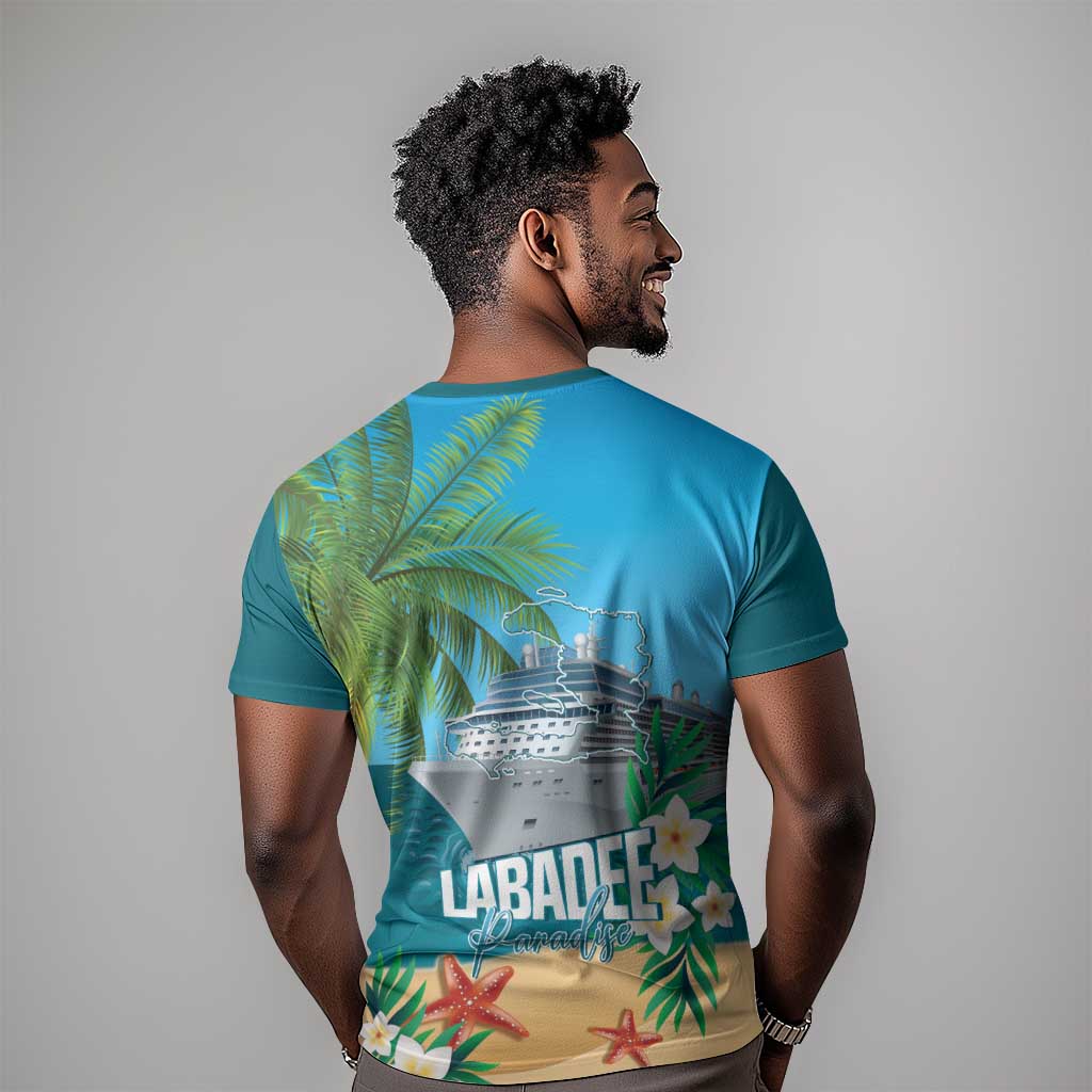 Afro Haiti Labadee Peninsula T shirt Caribbean Cruise Tropical Vibes - African Pride