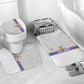 DR Congo Football Custom Bathroom Set Come On Leopards White Color
