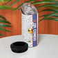 DR Congo Football Custom 4 in 1 Can Cooler Tumbler Come On Leopards White Color