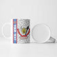 DR Congo Football Custom Ceramic Mug Come On Leopards White Color