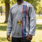 DR Congo Football Custom Hockey Jersey Come On Leopards White Color