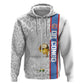 DR Congo Football Custom Hoodie Come On Leopards White Color