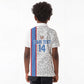 DR Congo Football Custom Kid Polo Shirt Come On Leopards White Color