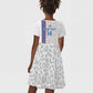 DR Congo Football Custom Kid Short Sleeve Dress Come On Leopards White Color