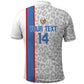 DR Congo Football Custom Polo Shirt Come On Leopards White Color