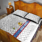DR Congo Football Custom Quilt Bed Set Come On Leopards White Color