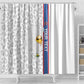 DR Congo Football Custom Shower Curtain Come On Leopards White Color
