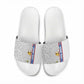 DR Congo Football Custom Slide Sandals Come On Leopards White Color